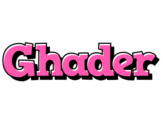Ghader girlish logo