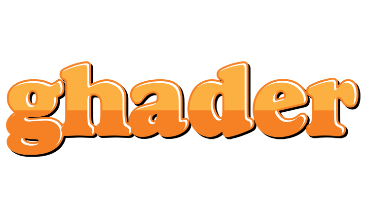 Ghader orange logo