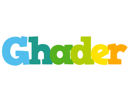 Ghader rainbows logo