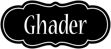 Ghader welcome logo