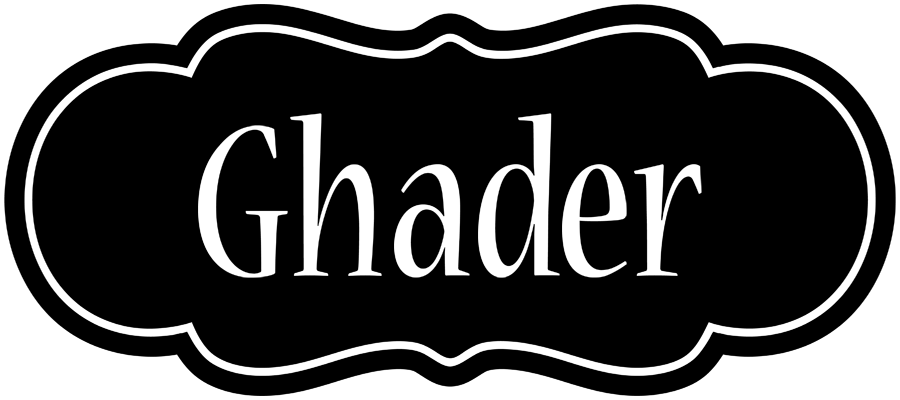 Ghader welcome logo