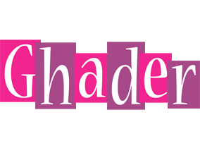 Ghader whine logo