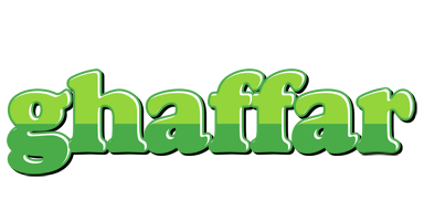 Ghaffar apple logo