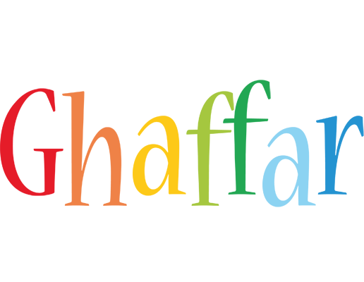Ghaffar birthday logo