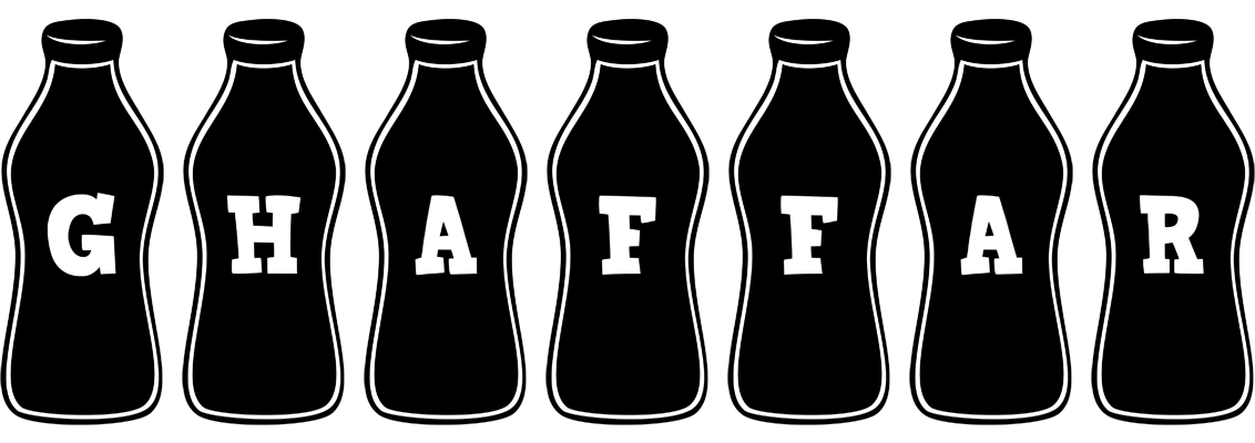 Ghaffar bottle logo