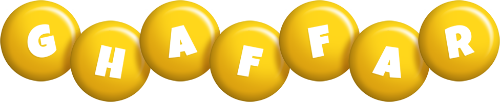 Ghaffar candy-yellow logo