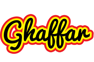 Ghaffar flaming logo