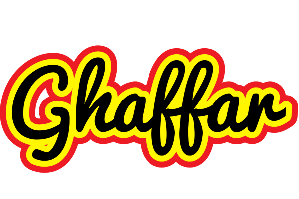 Ghaffar flaming logo