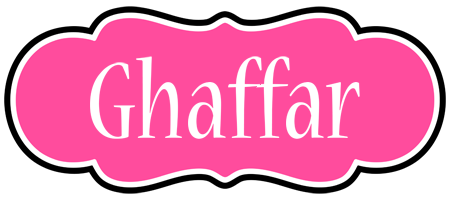 Ghaffar invitation logo