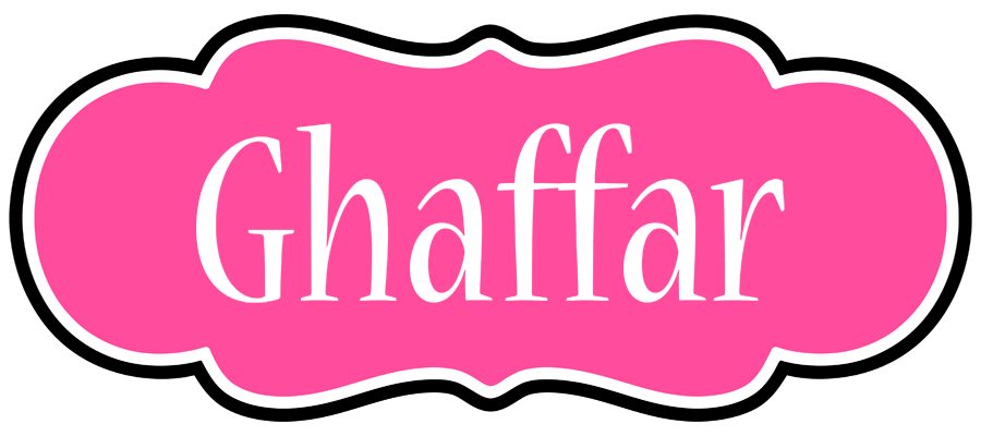 Ghaffar invitation logo