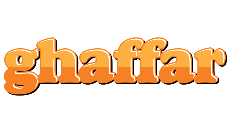Ghaffar orange logo