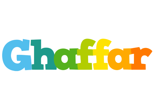 Ghaffar rainbows logo