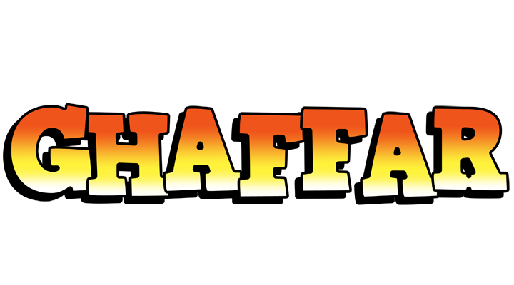 Ghaffar sunset logo