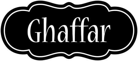 Ghaffar welcome logo