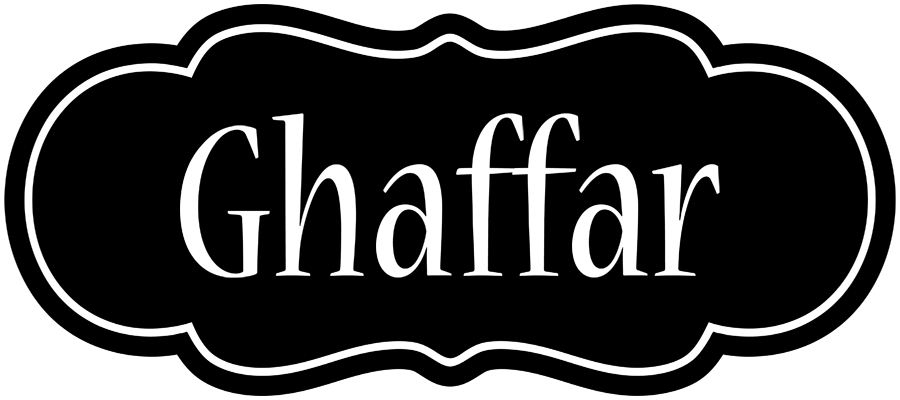 Ghaffar welcome logo