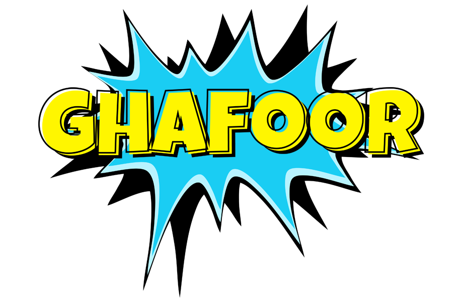 Ghafoor amazing logo