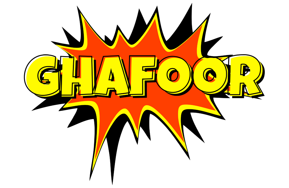 Ghafoor bazinga logo
