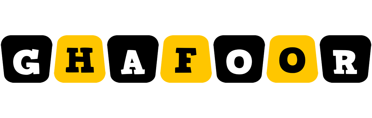 Ghafoor boots logo