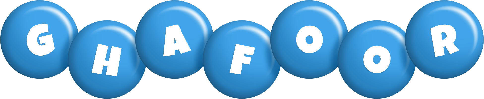 Ghafoor candy-blue logo