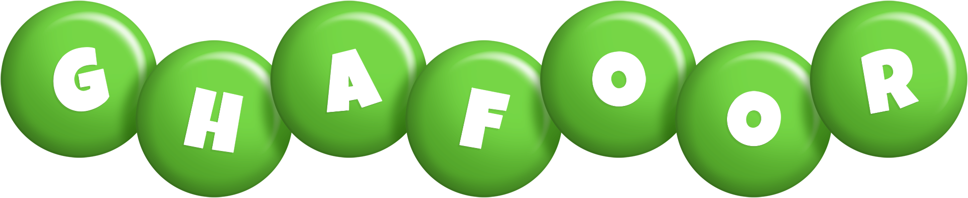 Ghafoor candy-green logo