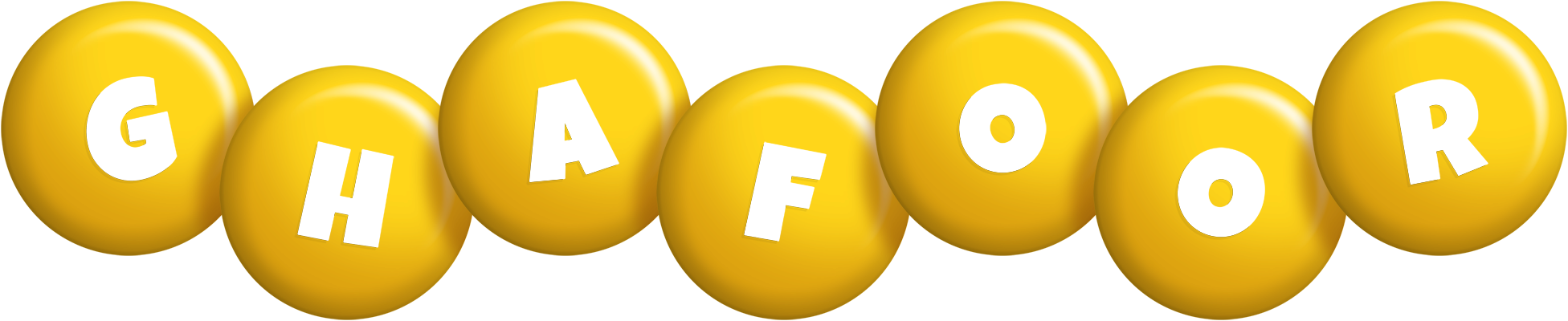 Ghafoor candy-yellow logo