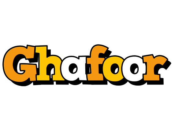 Ghafoor cartoon logo