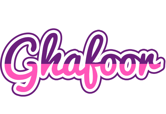 Ghafoor cheerful logo