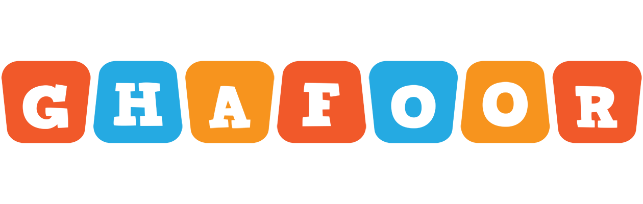 Ghafoor comics logo