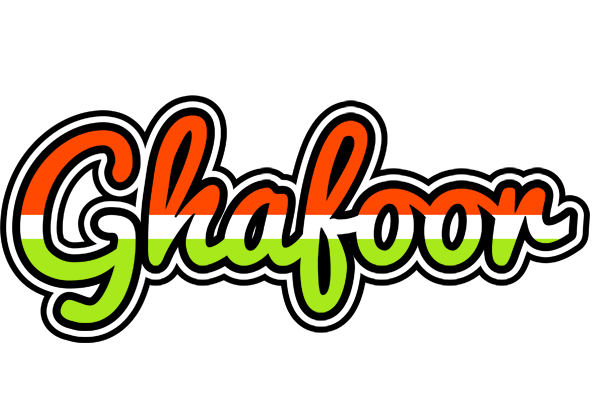 Ghafoor exotic logo