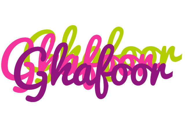Ghafoor flowers logo