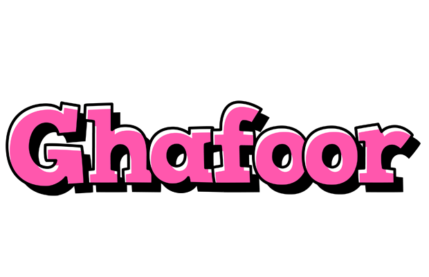 Ghafoor girlish logo