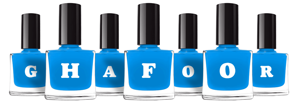 Ghafoor glossy logo