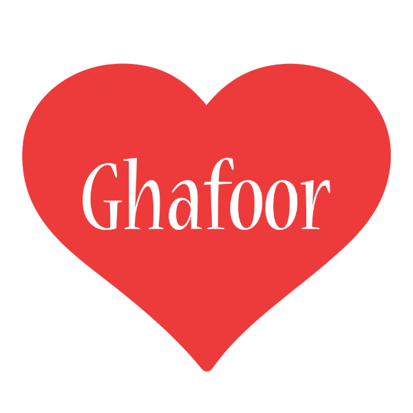 Ghafoor love logo