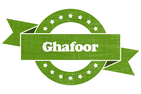 Ghafoor natural logo