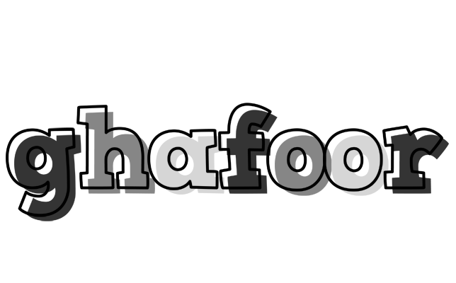 Ghafoor night logo