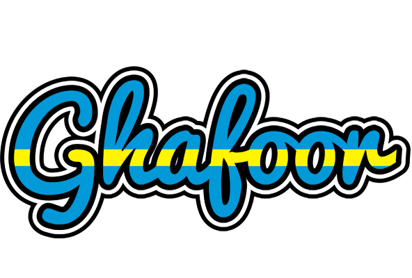 Ghafoor sweden logo