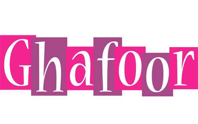 Ghafoor whine logo