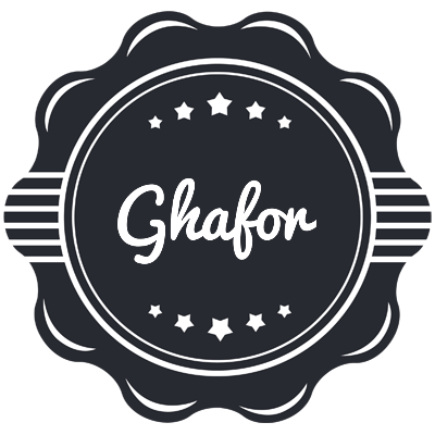 Ghafor badge logo