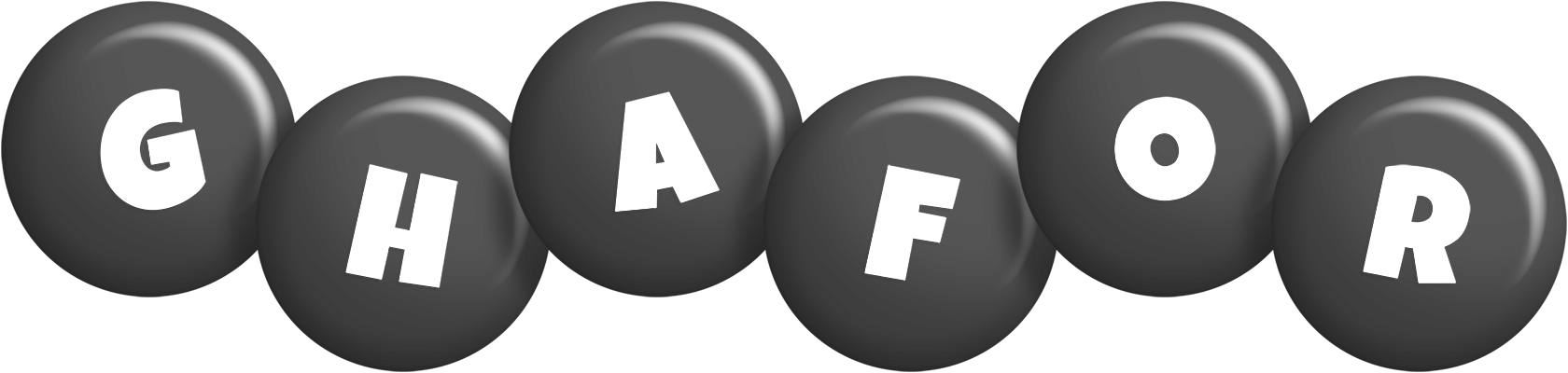 Ghafor candy-black logo