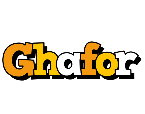 Ghafor cartoon logo
