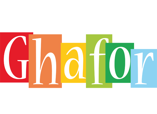 Ghafor colors logo