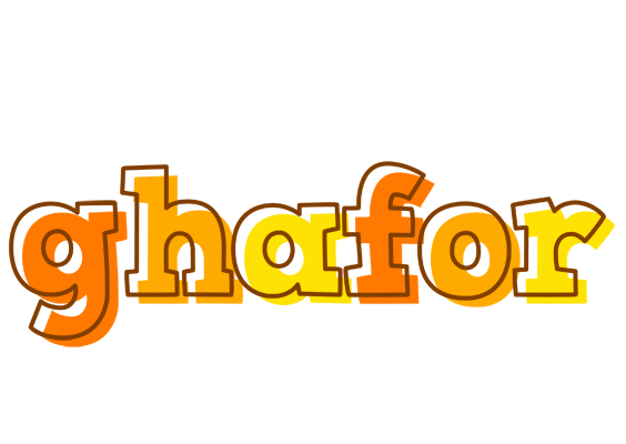 Ghafor desert logo