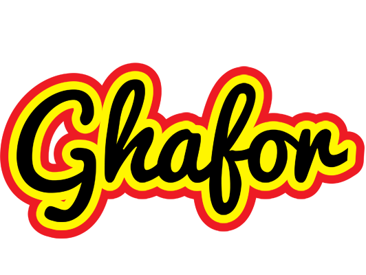 Ghafor flaming logo