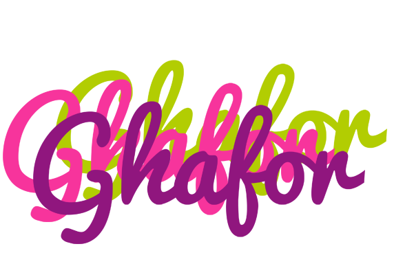 Ghafor flowers logo