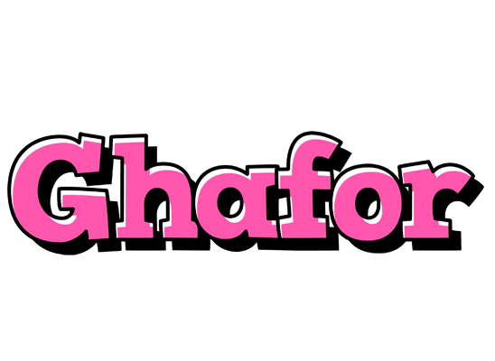 Ghafor girlish logo