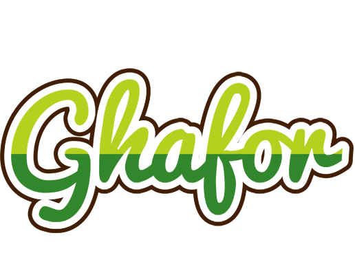 Ghafor golfing logo