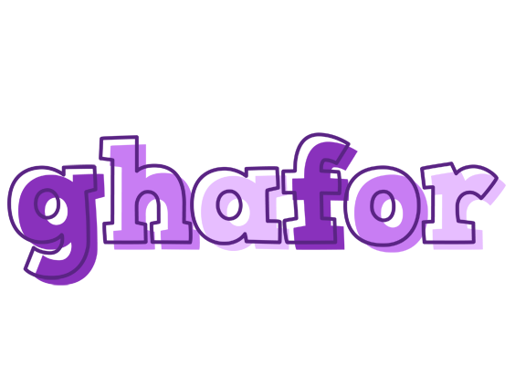 Ghafor sensual logo