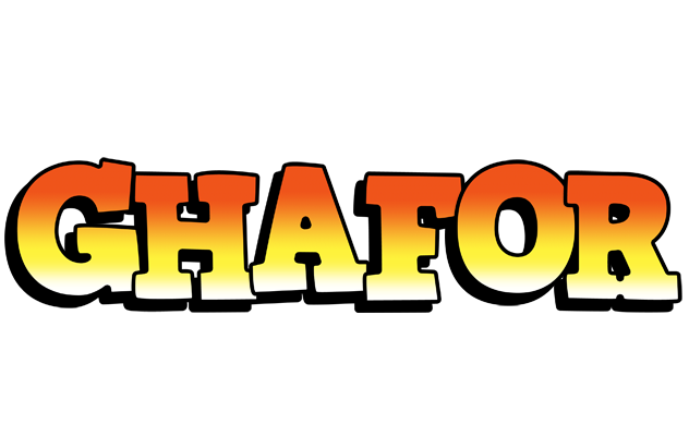 Ghafor sunset logo