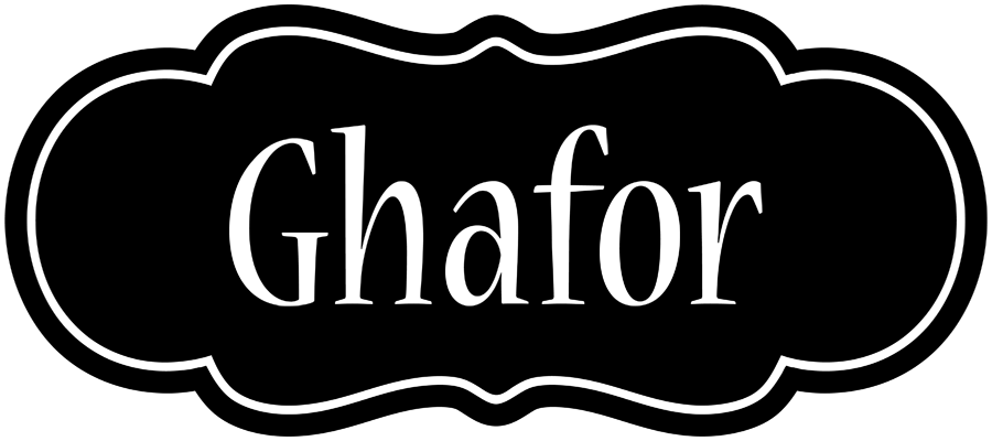 Ghafor welcome logo