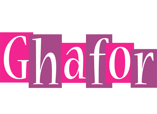 Ghafor whine logo